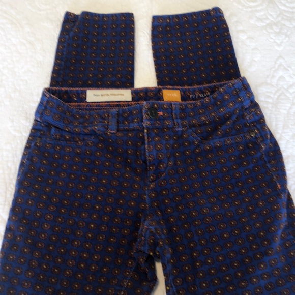 Anthro Pilcro & the Letterpress Serif Blue Cord 26 - Picture 3 of 3